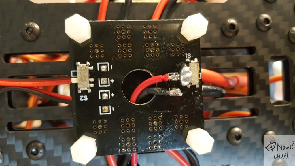 파워분배 스위치 납땜 수정