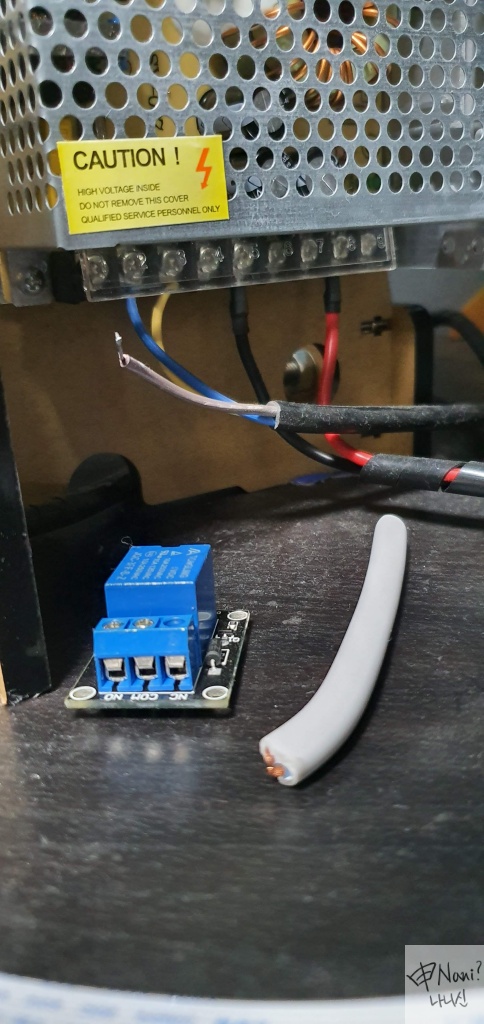 Prepare relay and wire