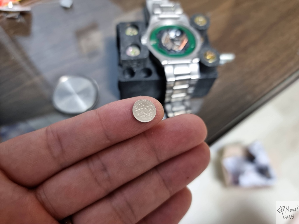 Replacement with new coin battery